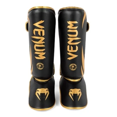 Afbeelding van Venum, Challenger Standup scheenbescherming, heren, XL, zwart/goud