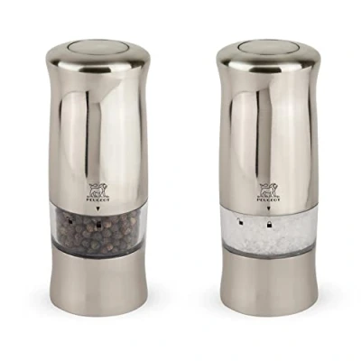 Afbeelding van Peugeot 2/28480 Zeli Elektrische Pepermolen + Zoutmolen 14 Cm Aspect Inox