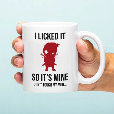 Afbeelding van Mok I licked it so it&#039;s mine