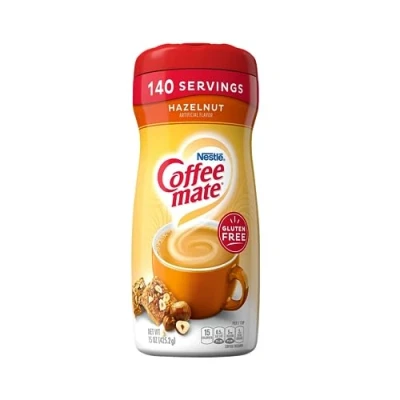 Afbeelding van Nestle Coffee Mate Hazelnut Powder Creamer 425g/15oz