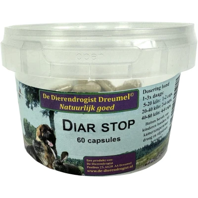 Afbeelding van Dierendrogist Diar stop capsules