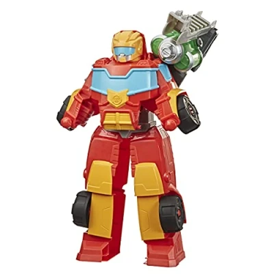 Afbeelding van Transformers Playskool Rescue Bots Academy Hot Shot reddingsrobot 35 cm 2 in 1 transformeerbaar speelgoed