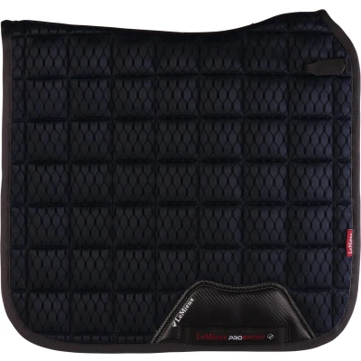 Afbeelding van LeMieux Zadeldekje Carbon Mesh Air Square CC Navy L (Full)