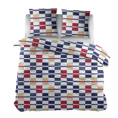 Afbeelding van Snoozing Bibi Dekbedovertrek Tweepersoons 200x200/220 cm Blue