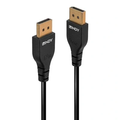 Image de Lindy Slim Line Câble DisplayPort (M) pour 1.4 1 m rond support 4K60Hz (3840 x 2160) (4096 4K144Hz 8K60Hz (7680 4320) 1080 p 240 Hz