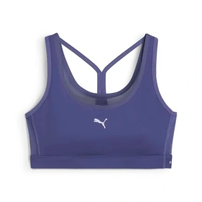Afbeelding van Puma BRA Sportbh met medium support, Dames, Maat: XXS, Blue crystal