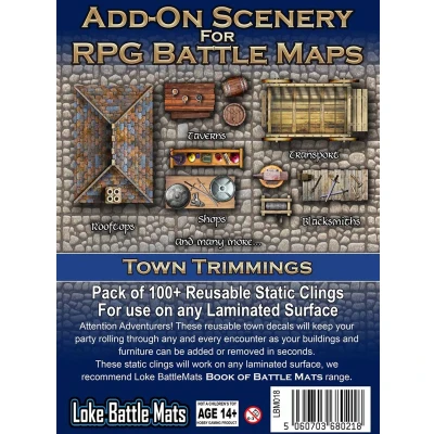 Afbeelding van Scenery for RPG Maps Town Trimmings Add On