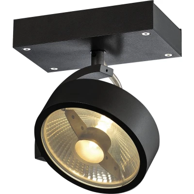 Afbeelding van SLV 1000702 Wandlamp GU10 Zwart