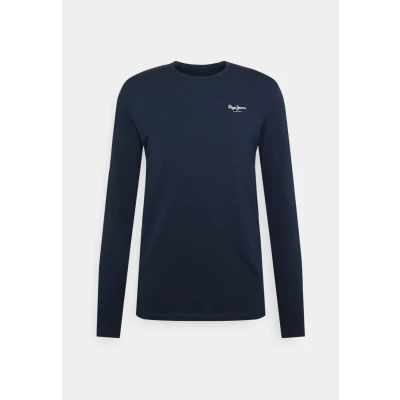 Afbeelding van Pepe Jeans Original Basic Longsleeve, Heren, Maat: XS, Dar blue