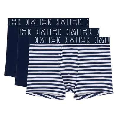 Afbeelding van HOM Christofer #2 Boxer briefs 3p Navy print/Navy/Navy mannen XL