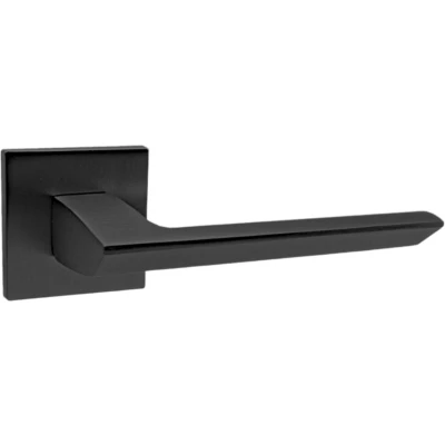 Afbeelding van Deurklink TRIANGEL Slim line dun vierkant rozet mat zwart