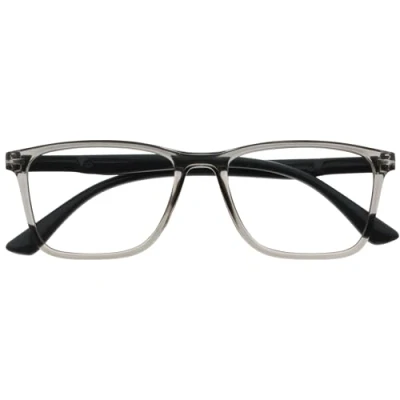 Image de OPULIZE NYX Lunettes anti lumière bleue reflets pour ordinateur et de jeu Protection UV fatigue oculaire Monture rectangulaire Gris Homme femme, gris, taille unique