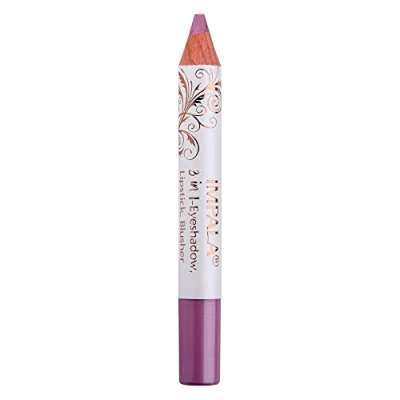 Afbeelding van Impala 3 in 1 Jumbo Potlood Kleur 15 Antiek Roze Oogschaduw, Lippenstift en Blush Gladde Langdurige Textuur Intensieve Kleuren