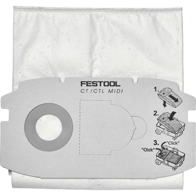 Image de FESTOOL SC FIS CT MIDI/5 Sac filtrant SELFCLEAN (5 pièces) 498411