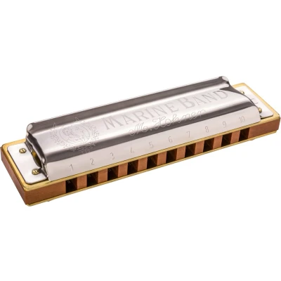 Afbeelding van Hohner Marine Band &quot;Classic&quot; Bb 20 Stimmzungen Diatonische harmonica