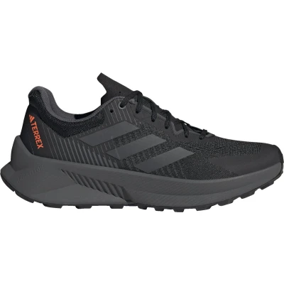 Afbeelding van Adidas Terrex Trail hardloopschoenen Core black grey six impact orange, Heren, Maat: 45 1/3, orange
