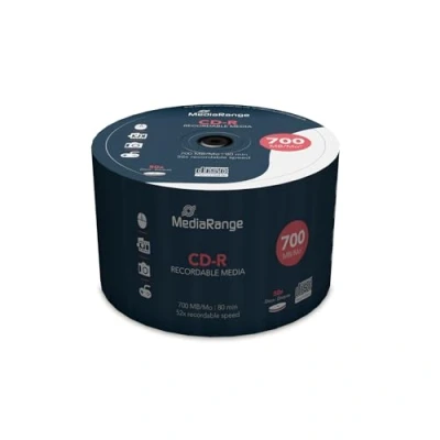 Afbeelding van CD R MediaRange 700MB80min 52x speed 50 stuks
