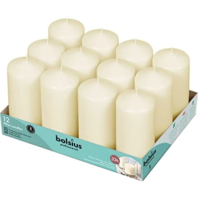 Afbeelding van Bolsius Stompkaars Ivoor 12x