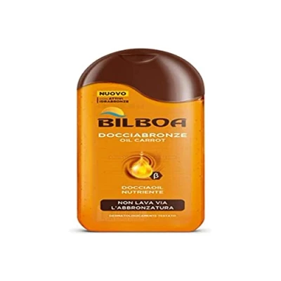 Afbeelding van Bilboa, Docciabronze voedende douche, shampoo met wortelolie voor lichaam en haar, hydrateert de huid verwijdert bruining niet, dermatologisch getest, 220 ml