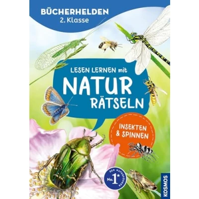 Afbeelding van Lesen lernen mit Naturrätseln, Bücherhelden 2. Klasse, Insekten &amp; Spinnen