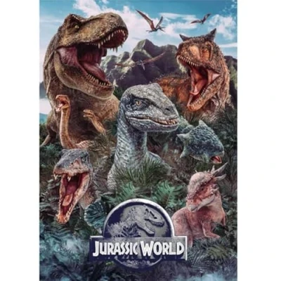 Afbeelding van Dino puzzel van Jurassic park dinosaurussen 500 stukjes.