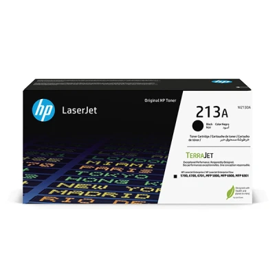 Image de HP 213A Noir original LaserJet cartouche de toner (W2130A) pour Color Enterprise 67XX, MFP 5800; Flow 5800, 6800