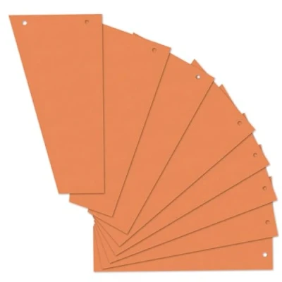 Afbeelding van Herlitz Trapez 10838498 scheidingsstroken oranje 100 stuks