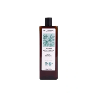 Afbeelding van Phytorelax Vegan &amp; Organic HEMP Hydrating Relaxing Shower GEL Douchegel, Maat: 500 ml,