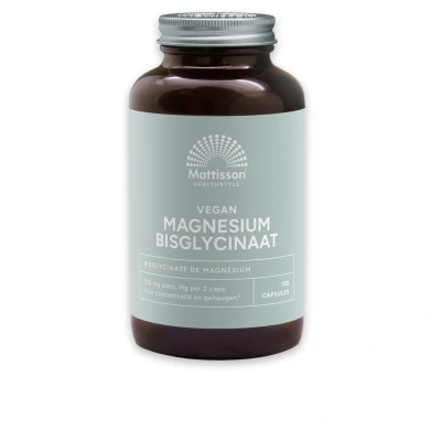 Afbeelding van Mattisson Vegan Magnesium Bislgycinaat 150 mg 120 capsules