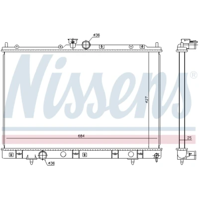 Afbeelding van Nissens Radiateur 628972