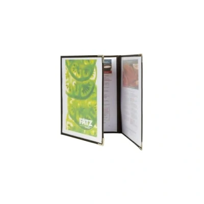 Afbeelding van Securit Crystal menuhouder 3dubbel (3 stuks)