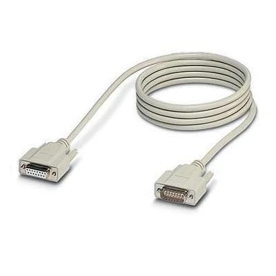 Image de Câble sub d préconfectionné [1x femelle 15 pôles 1x mâle pôles] 1.00 m blanc phoenix contact vs dsub