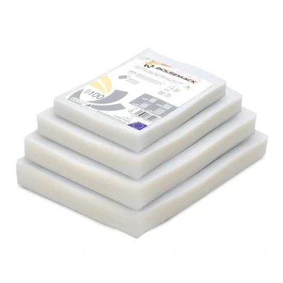 Image de Bolsemack sacs sous Vide gaufrés Combo Maison, à Usage Alimentaire pour Tout Type d&#039;appareil de Mise (25 15x20 cm, 25 17x25 20x20 cm et 20x30 cm)