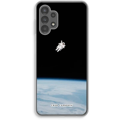 Afbeelding van Case Company® hoesje geschikt voor Samsung Galaxy A13 4G Alone in Space Soft Cover Telefoonhoesje Bescherming aan alle Kanten en Schermrand