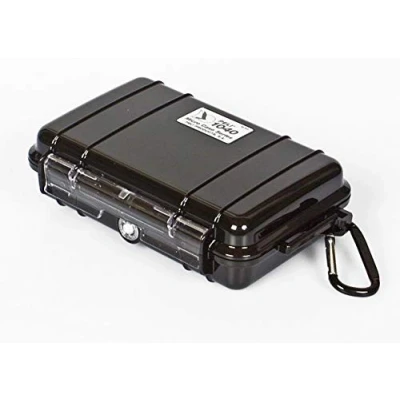 Afbeelding van PELI 1040 micro hoes ter bescherming van kleine voorwerpen, waterdicht IP67, capaciteit 2 l, gemaakt in de VS, zwarte voering