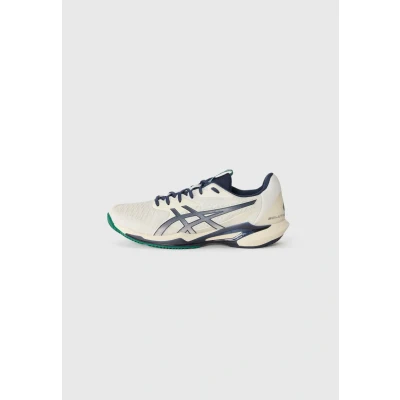 Afbeelding van Asics Solution Speed 3 Tennisschoenen voor alle ondergronden, Heren, Maat: 49, Cream/midnight Schoenen
