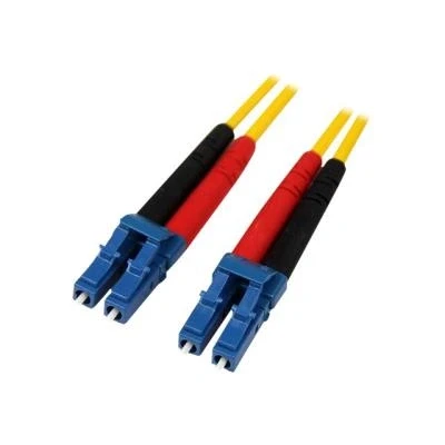 Image de StarTech.com 1m Fiber Optic Cable Single Mode Duplex 9/125 LSZH LC/LC cordon de raccordement 1 m jaune