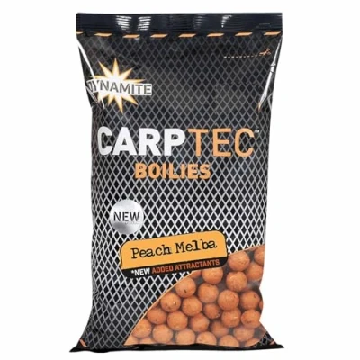 Afbeelding van Dynamite Baits Carptec Peach Melba Boilies 20mm (900g)