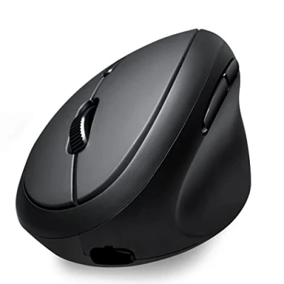Afbeelding van Perixx PERIMICE 819 Ergonomische muis Bluetooth, Radiografisch Optisch Zwart Oplaadbaar