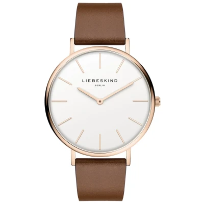 Afbeelding van Liebeskind Berlin Horloge, Dames, Maat: One Size, Dunkelbraun