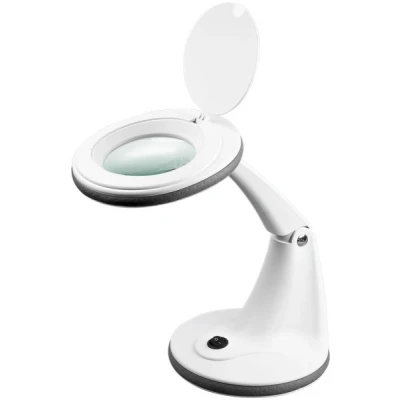 Afbeelding van Goobay LED Staande Loeplamp 6W 450lm 100mm Glazen Lens 1.75x Vergroting 3 Dioptrie