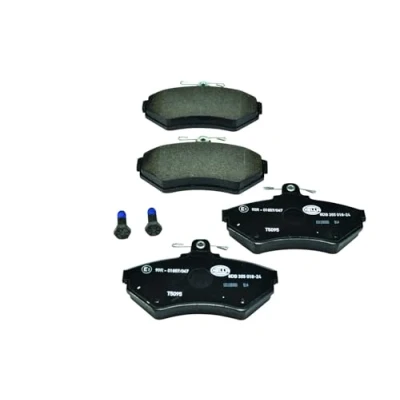 Afbeelding van HELLA 8DB 355 018 241 Remblokkenset Niet geschikt voor slijtage waarschuwingscontact Met remzadelschroef VOLKSWAGEN: Polo III Hatchback, GOLF 3