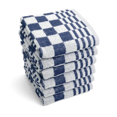 Afbeelding van Byrklund Keukendoek Clean &amp; Fresh Blauw 6 stuks