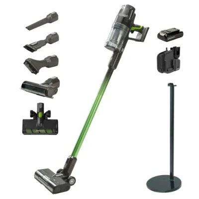 Afbeelding van Greenworks 24V Stokstofzuiger, met 4Ah accu en oplaadstation Groen
