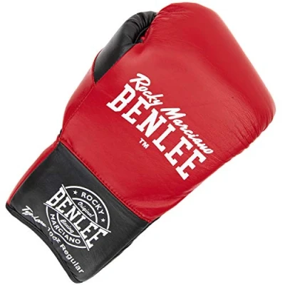 Afbeelding van BENLEE Rocky Marciano Unisex Volwassenen Typhoon Leather Contest Handschoenen Rood / Zwart, 25,5 oz L