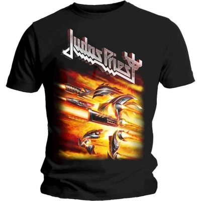 Afbeelding van Judas Priest Firepower Heren T shirt XL Zwart
