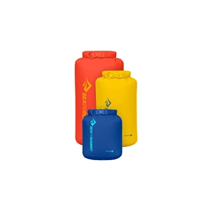 Afbeelding van Sea to Summit Pakzak Lightweight Dry Bag Set 3, 5, 8L Surf The Web, Sulphur, Spicy Orange Rood