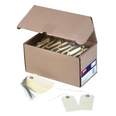 Afbeelding van Apli 121316 Amerikaanse etiketten met draad, 125 x 63 mm, 1000 stuks