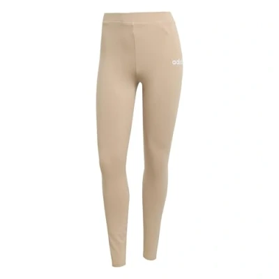 Image de adidas Femme ESSENTIALS LINEAR COTTON LEGGINGS, warm sandstone/white, S