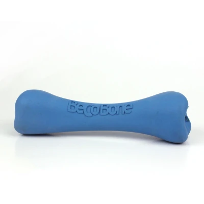 Afbeelding van BecoBone Kauwbot Flexibel van Rubber voor Hond Beco Pets Kleur: Blauw, Maat: Medium